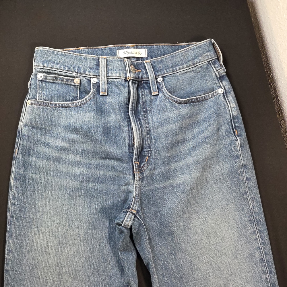 Madewell The Perfect Vintage Jean, Medium Blue Denim Jeans, Womens Size 27 - Picture 4 of 14
